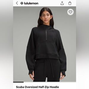 Lululemon Scuba Oversized Half-Zip
